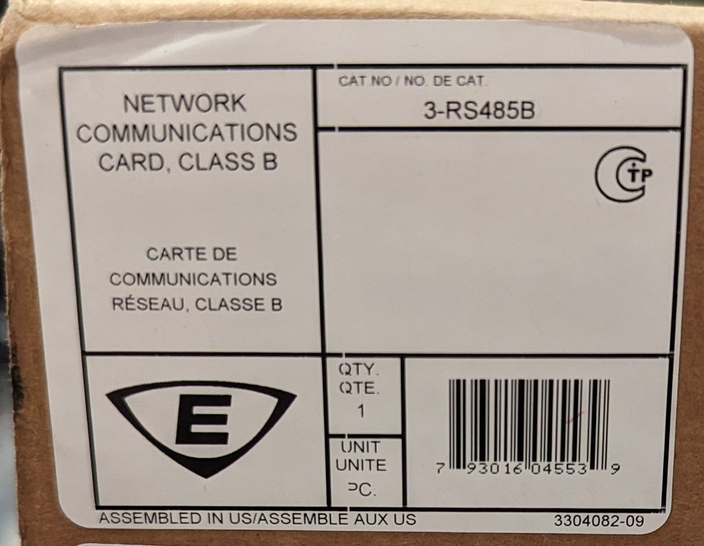 Edwards 3-RS485B Network Communications Card