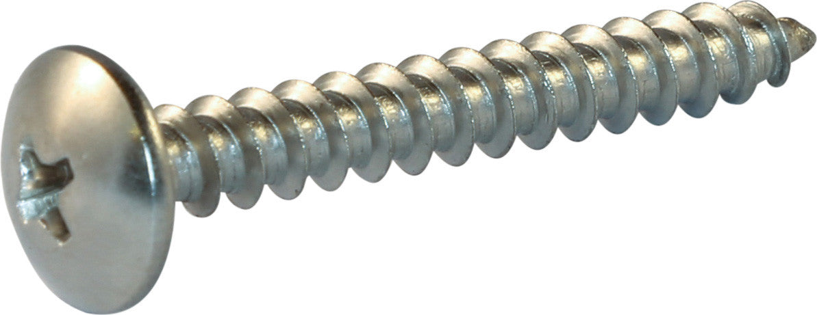 10 x 3/4 Phillips Truss Head Sheet Metal Screw 18-8 (A2) Stainless Steel