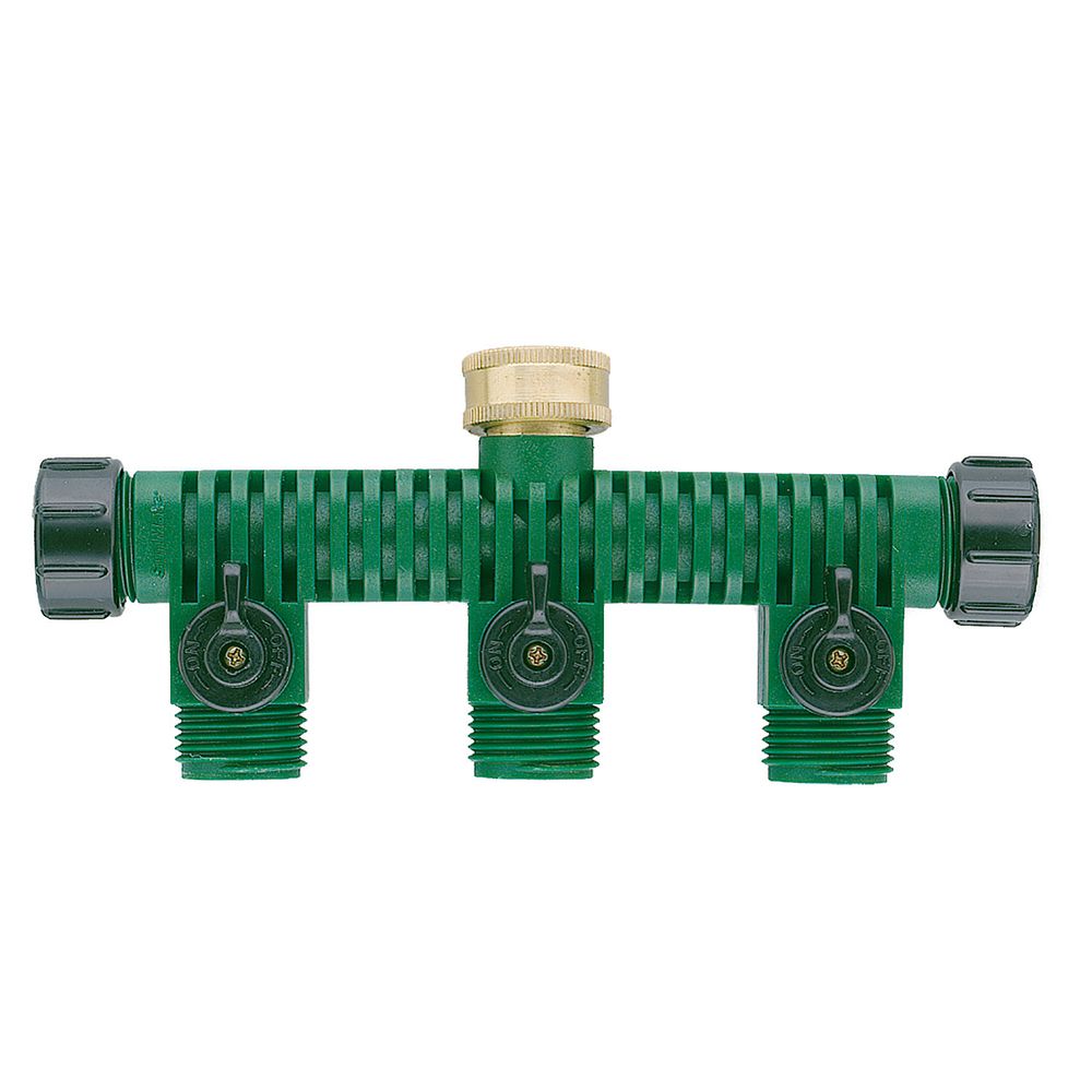 Plastic 5-Way Manifold w/3 Shut-Offs 62009