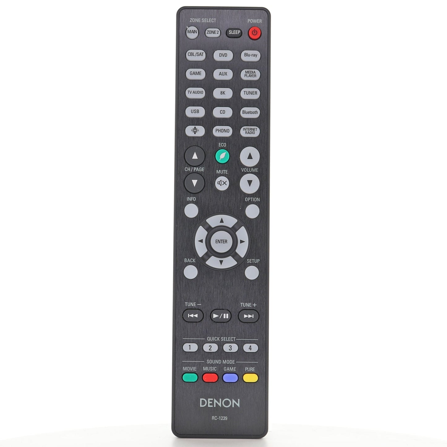 Denon RC-1240 A/V Receiver Remote Control | AVRX4700H | AVRX6700H - 30701027700AS