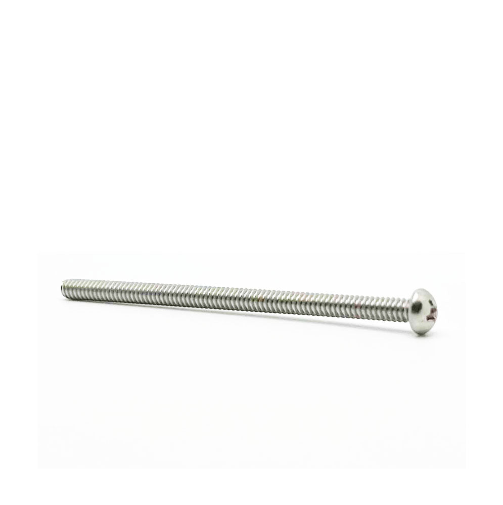 #6-32 2-1/2in UNC Stainless Steel Phillips Round Machine Screw