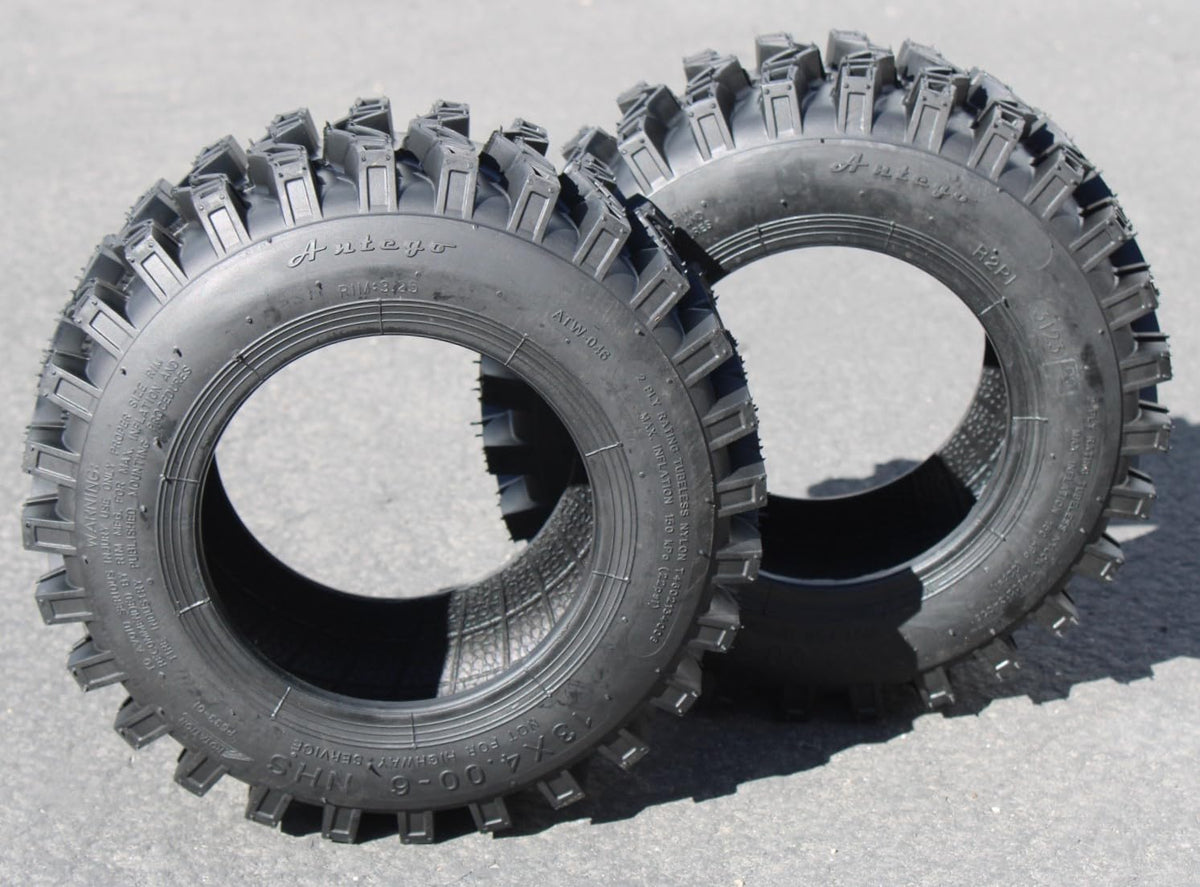 Antego 13x4.00-6 ATW-046 Directional Snow Tires, 2-Ply, 2-Pack