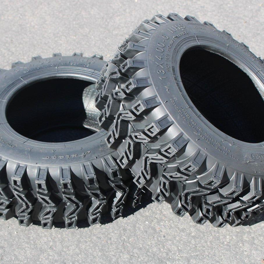 Antego 13x4.00-6 ATW-046 Directional Snow Tires, 2-Ply, 4-Pack