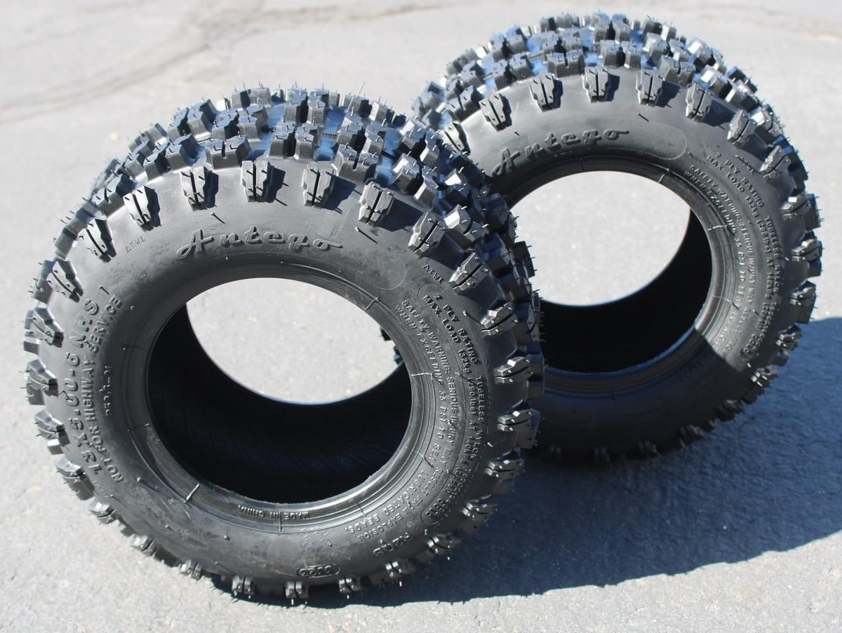 Antego 13x5.00-6 ATW-053 Snow Blower Tires, 2-Ply, 2-Pack