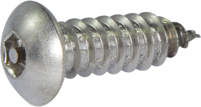 14 x 1 1/4 Tamper Resistant Hex Button Head Socket Sheet Metal Screw 18-8 Stainless Steel (5/32)