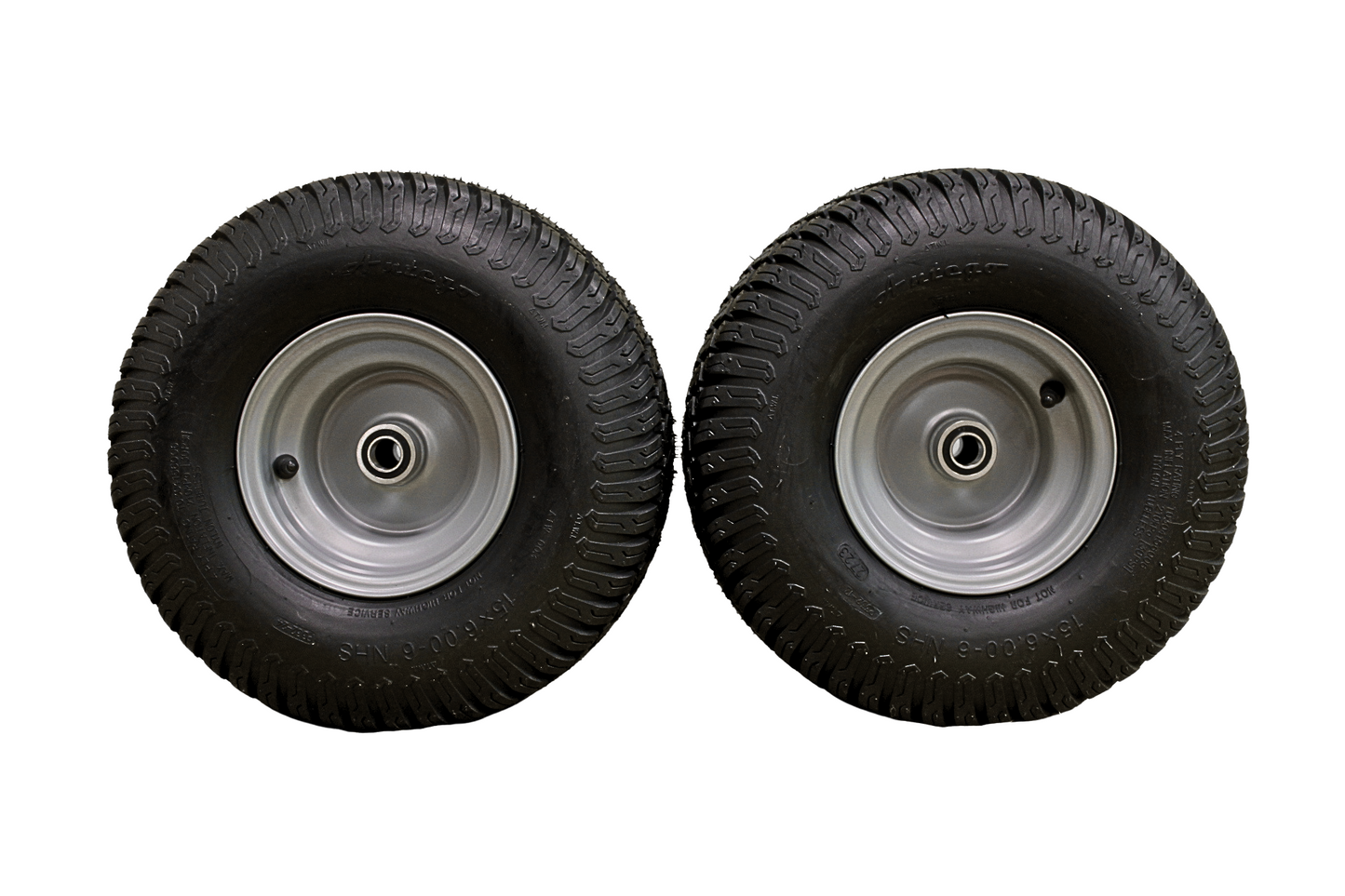 15x6.00-6 Turf Tire & Wheel Assembly .75" Bearing for Husqvarna/Poulan ATW-003 (Qty: 1)
