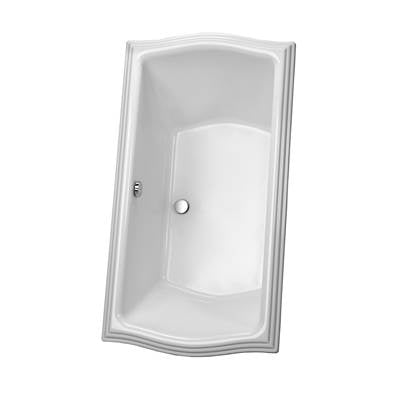 TOTO Clayton 60" Acrylic Drop-In Soaker Bathtub in Cotton ABY781N#01N