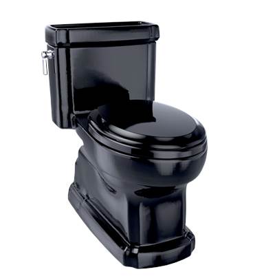 Toto MS974224CEF#51- Eco Guinevere One Piece Toilet W/Trim And Seat/Ebony Chrome