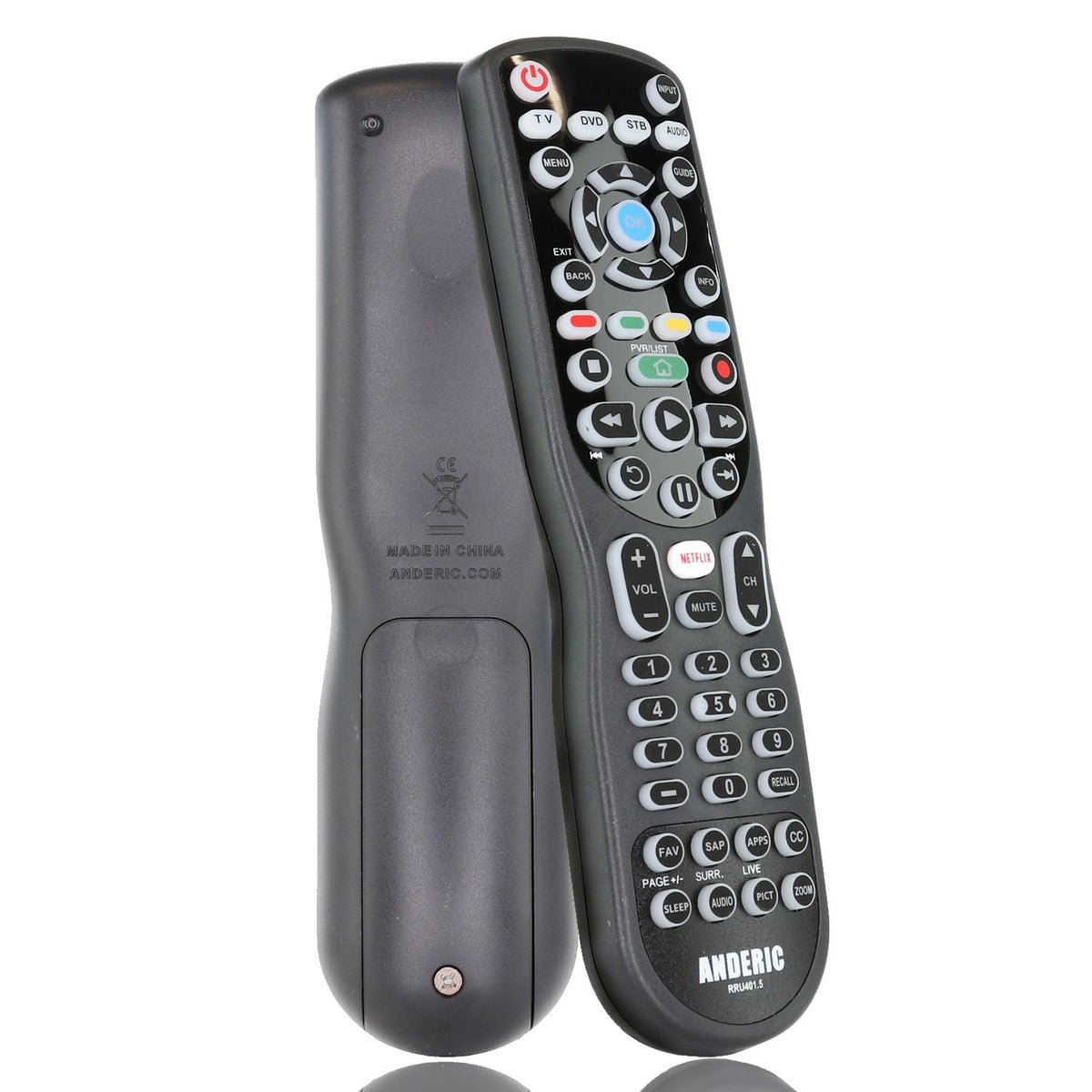 Anderic RR90159 Replacement TV Remote Control for Toshiba TVs