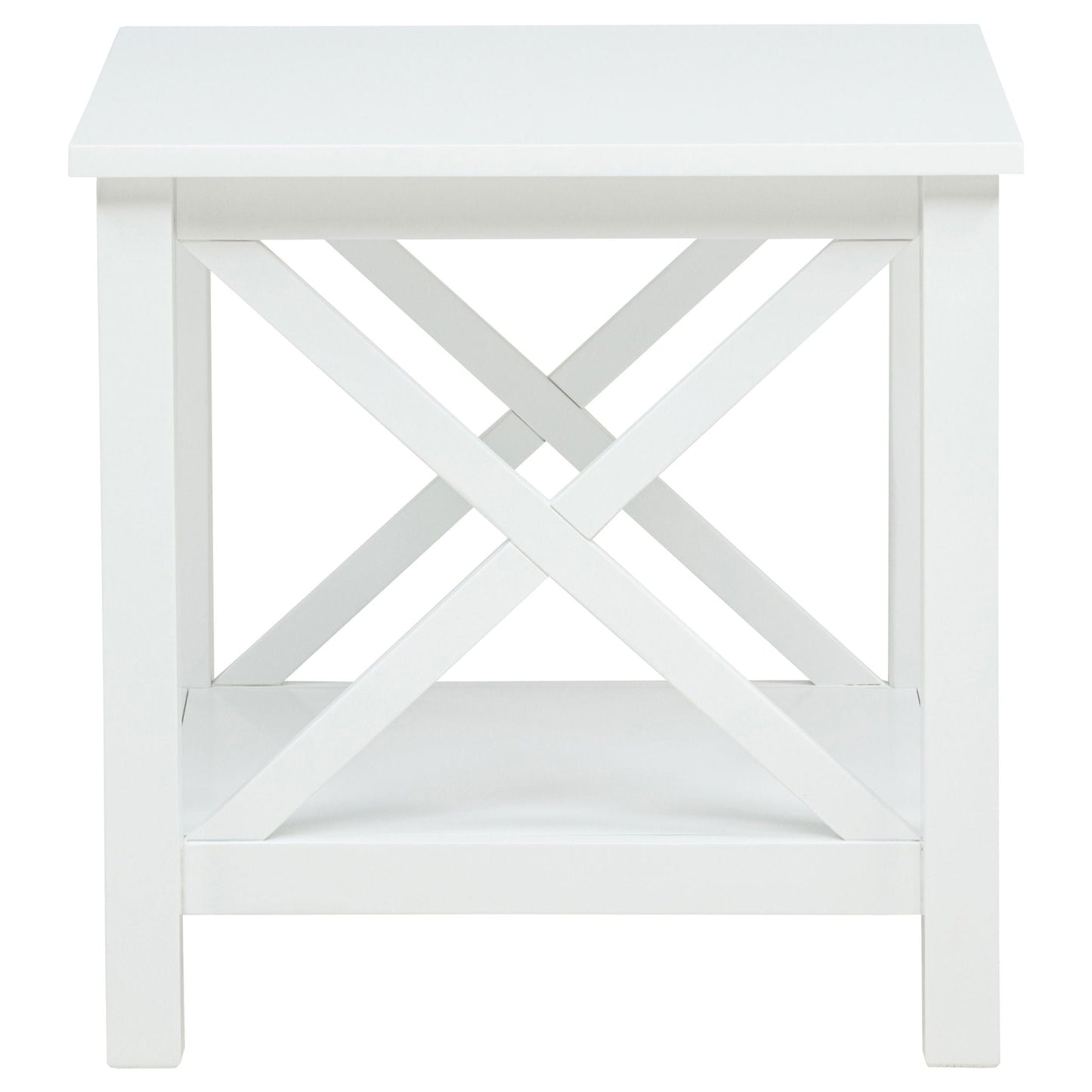 Skyview 2-piece Rectangular Lift Top Coffee Table Set White