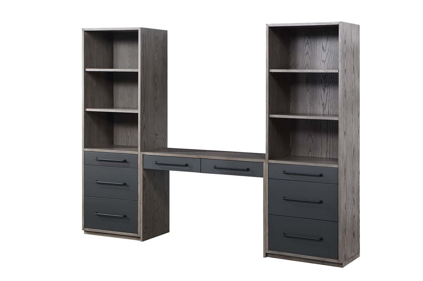 Estevon - Bookcase - Gray Oak