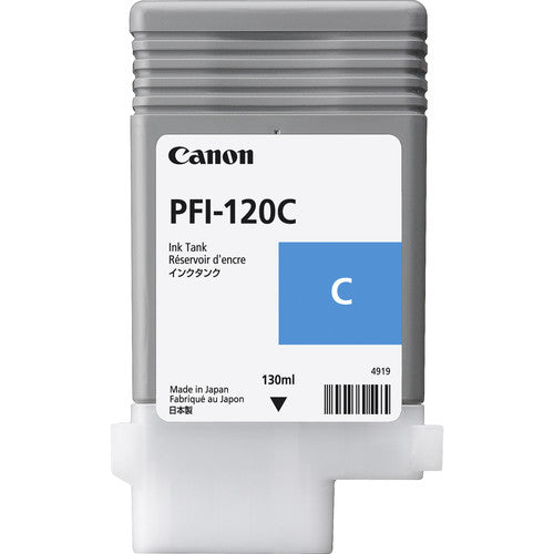Canon Ink Tank PFI-120C - Pigment Cyan Ink Tank 130ml