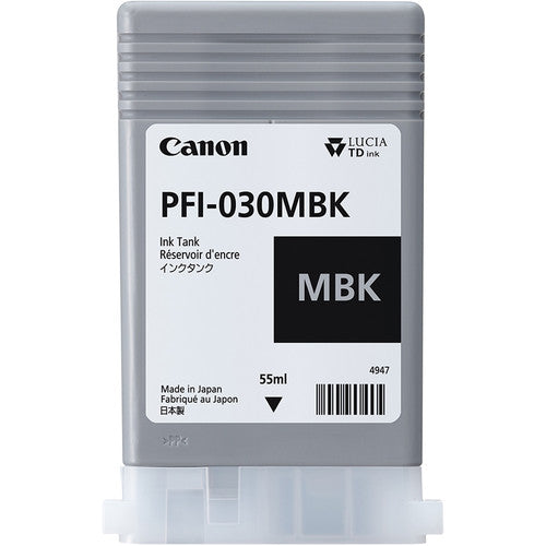 Canon Ink Tank PFI-030MBK - Pigment Matte Black Ink Tank 55ml