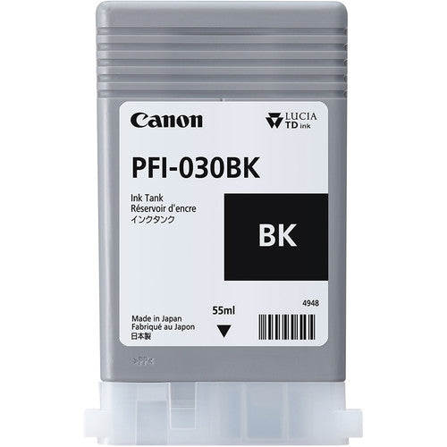 Canon Ink Tank PFI-030BK - Pigment Black Ink Tank 55ml