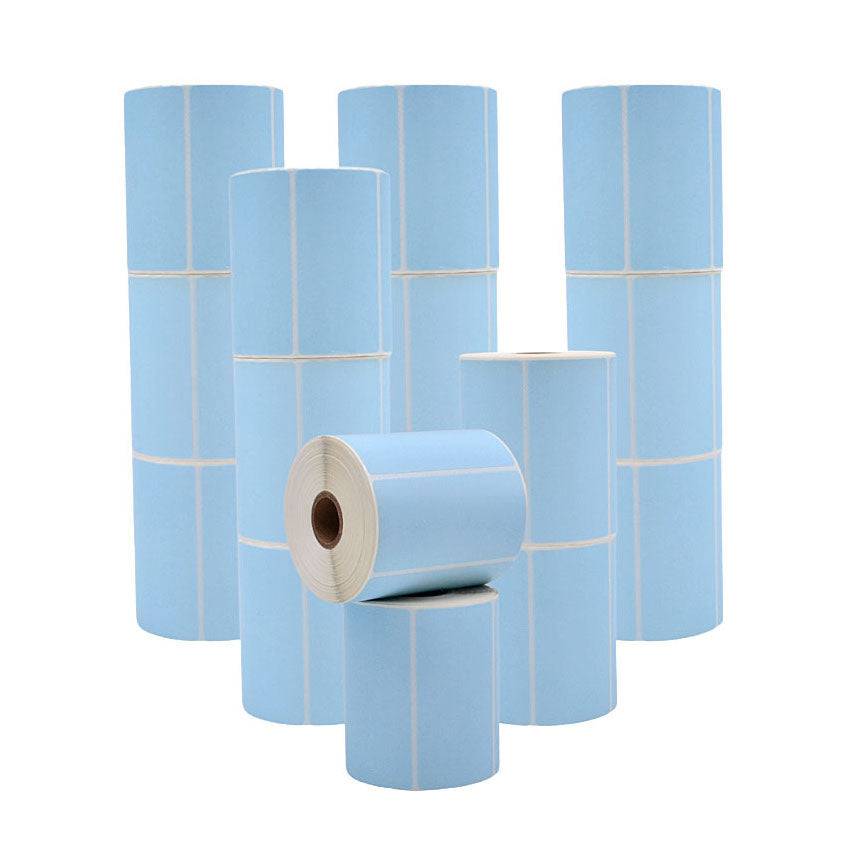 4" x 2" Direct Thermal Labels - 750 Stickers | LB-DTT (Made in USA)