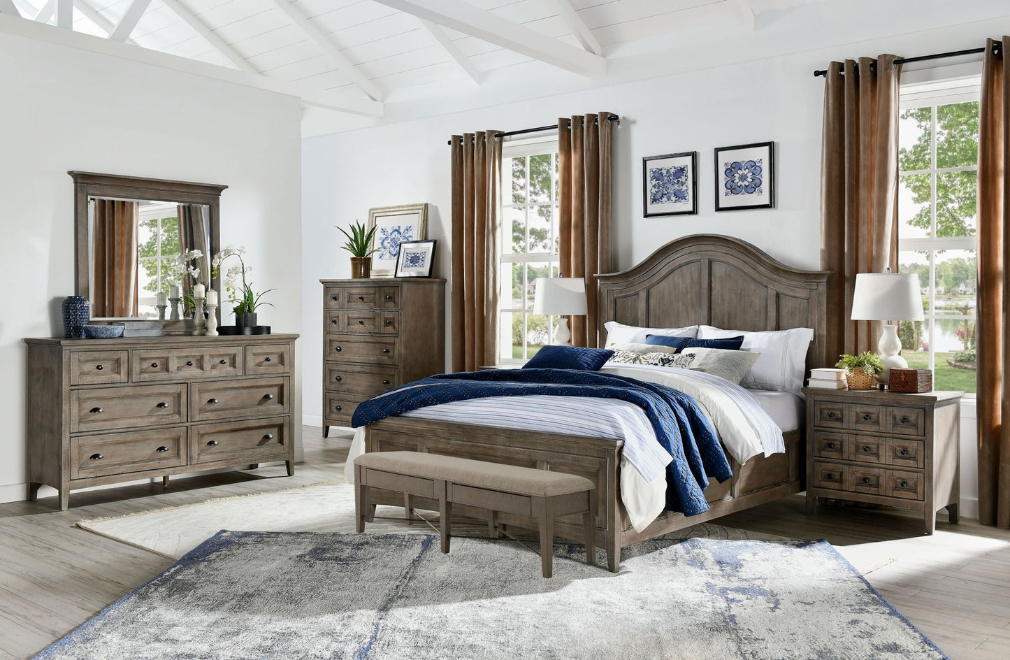 Paxton Place - Wood Drawer Chest - Dove Tail Gray