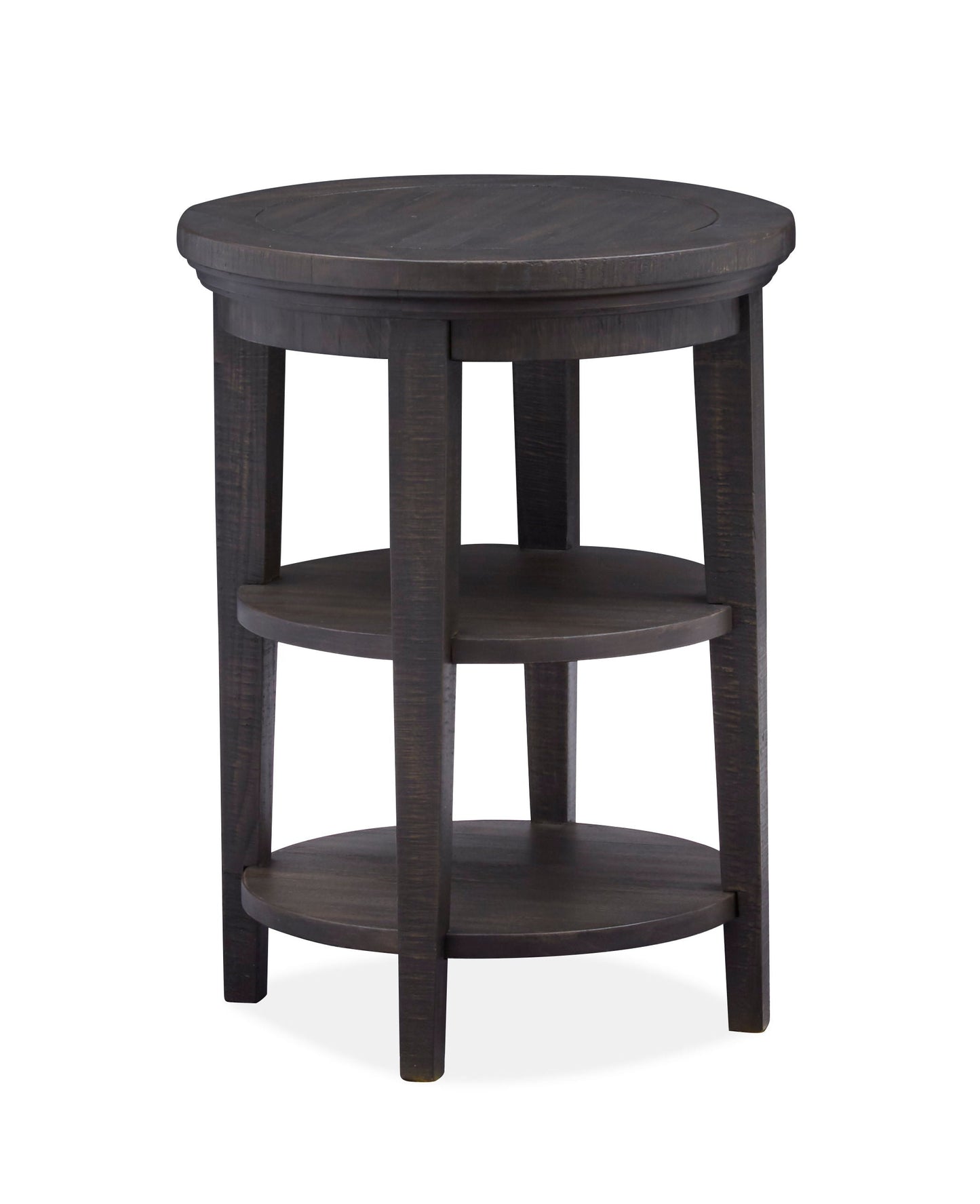 Westley Falls - Round Accent End Table - Graphite