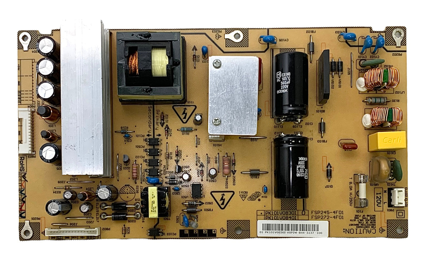 Toshiba 75013355 (PK101V0830I) Power Supply for 40RV525U