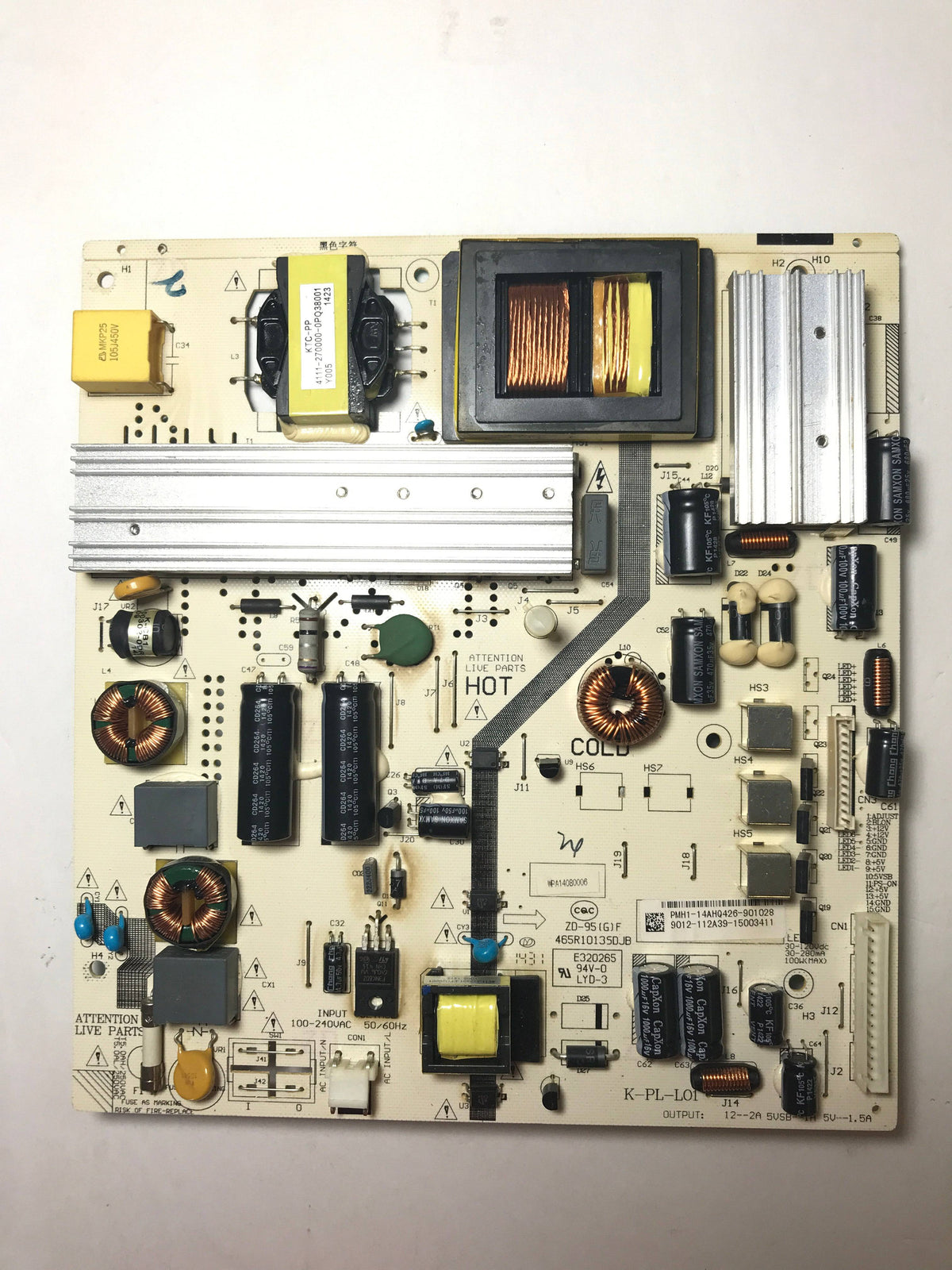 Sceptre E505BV-FMQK Power Supply/LED Driver Board