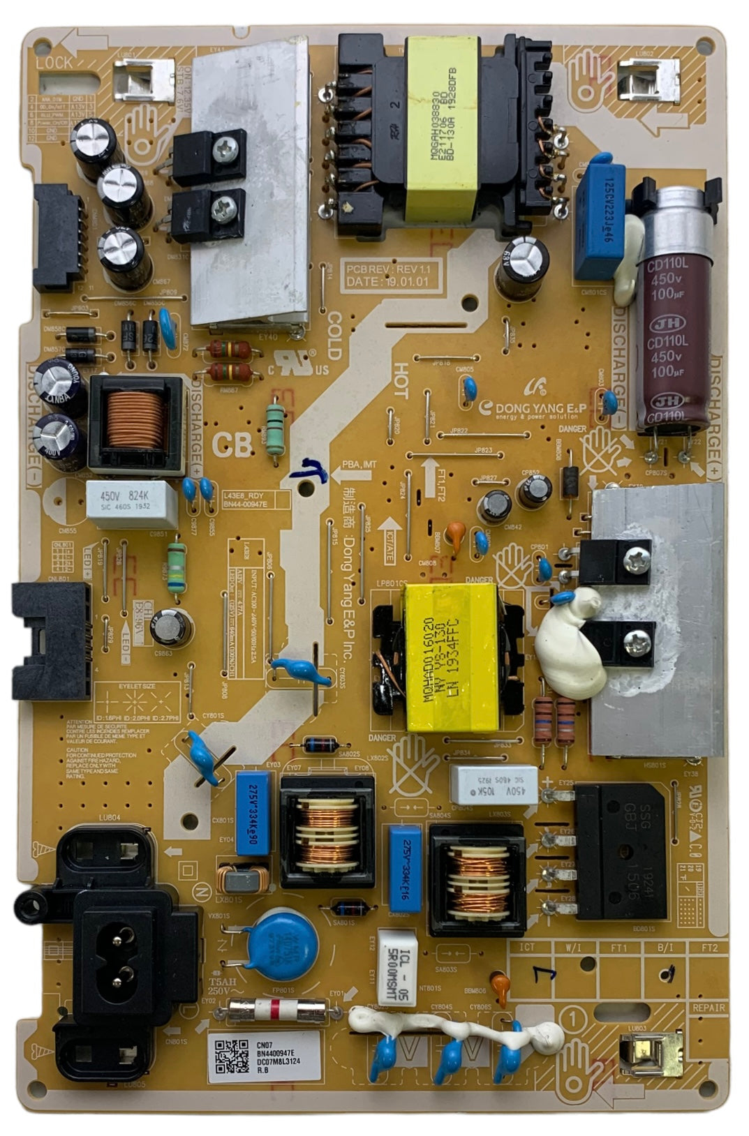 Samsung BN44-00947E Power Supply / LED Board