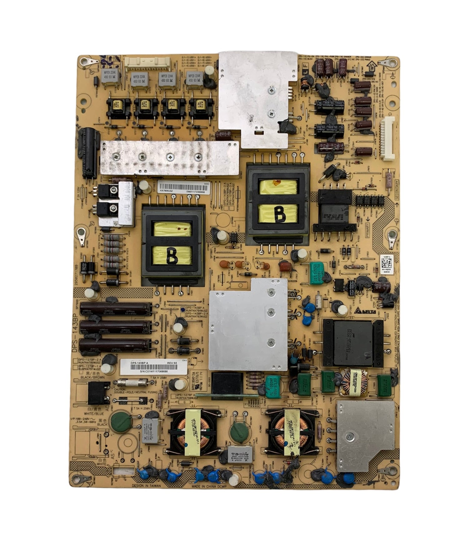 Sharp RUNTKA794WJQZ Power Supply / Backlight Inverter for LC-52LE830U