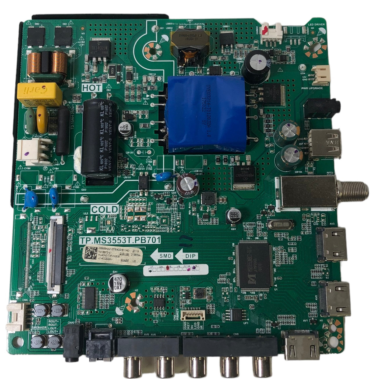 Sharp 2220611U Main Board LC-32LB59