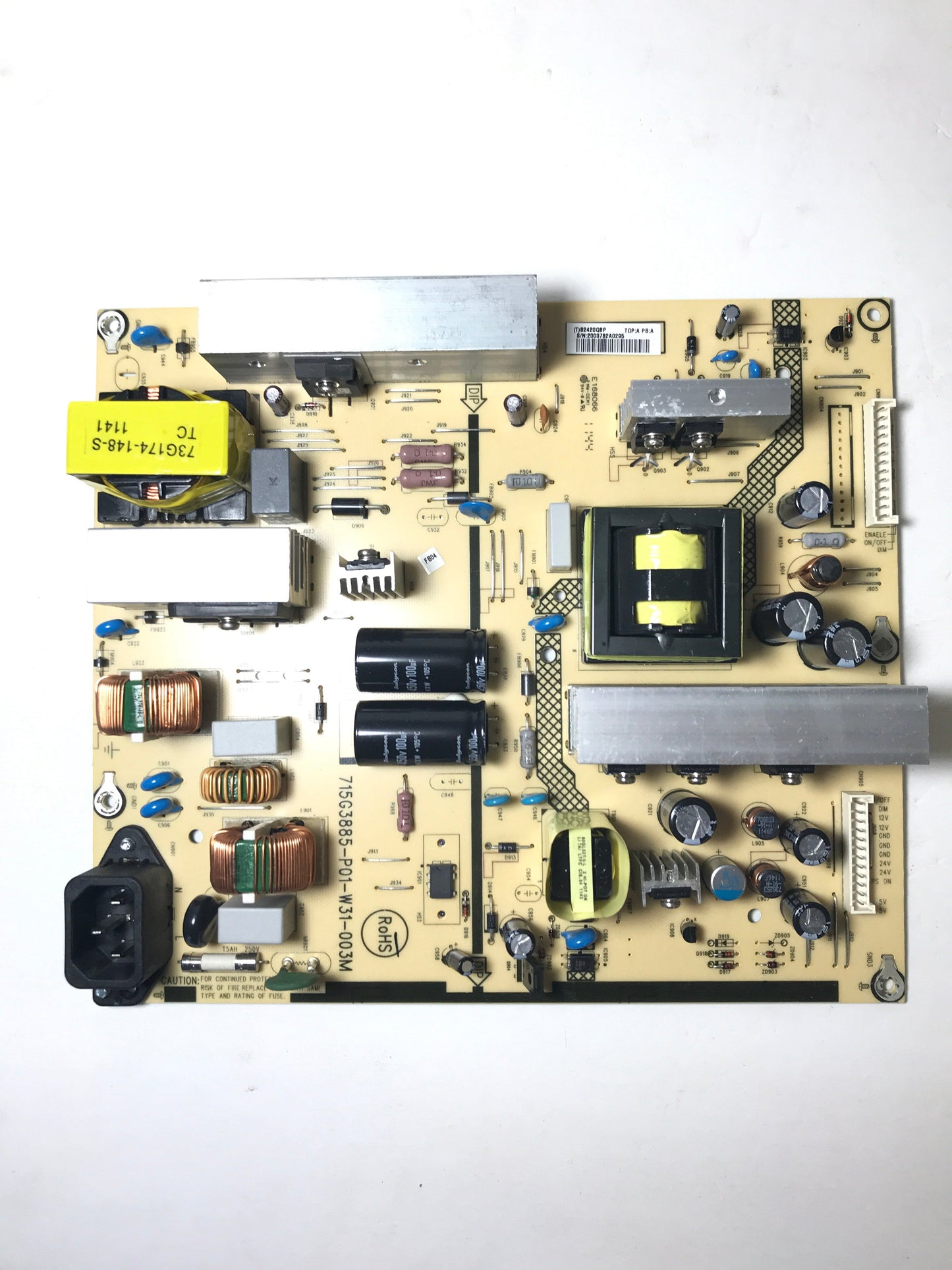 NEC ADTVB2420QBP (715G3885-P01-W31-003M) Power Supply Unit