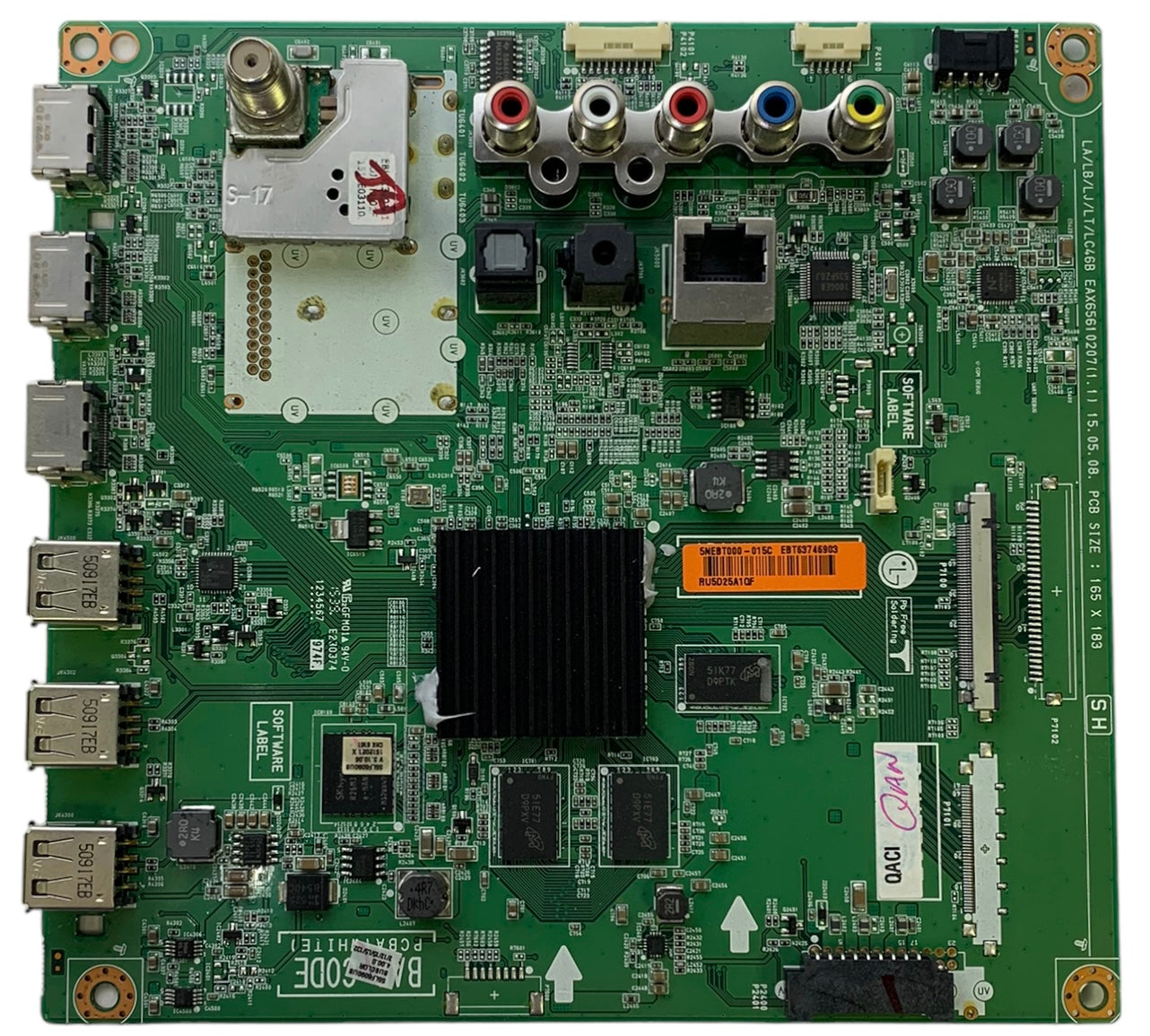 LG EBT63746903 Main Board for 55LF6090-UB (BUSCLOR)