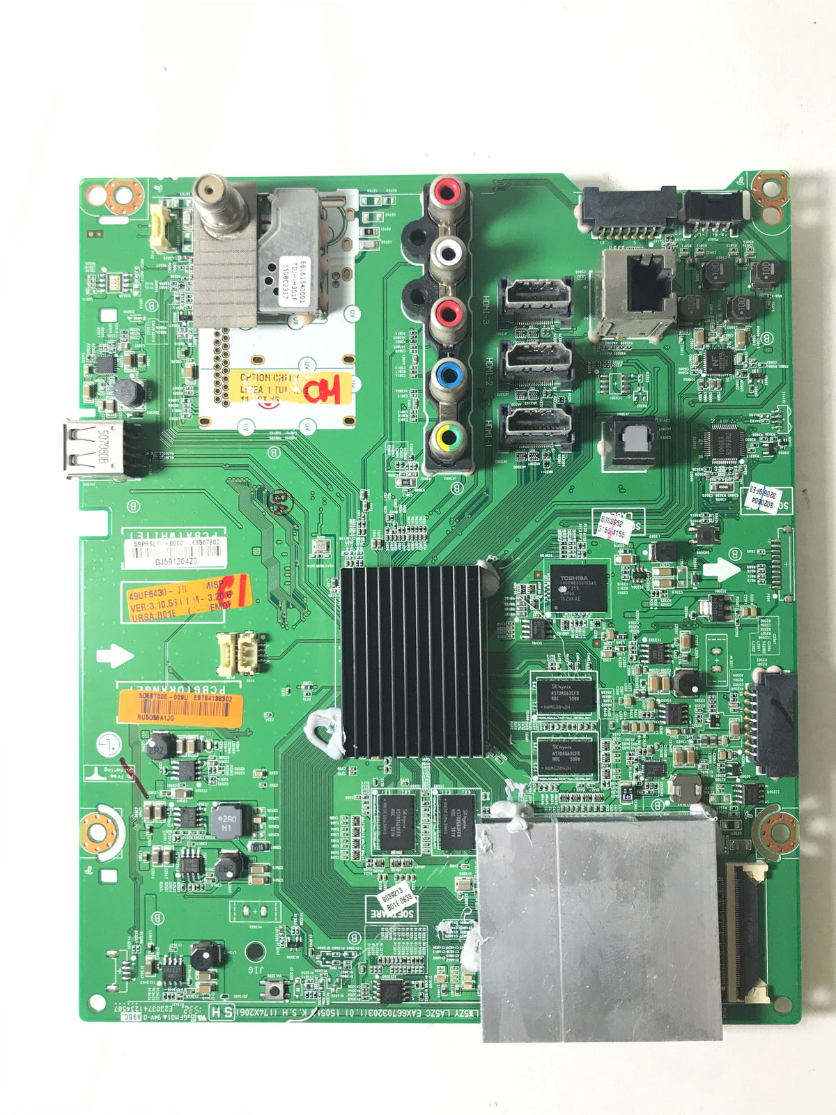 LG EBT64138302 Main Board for 49UF6430-UA