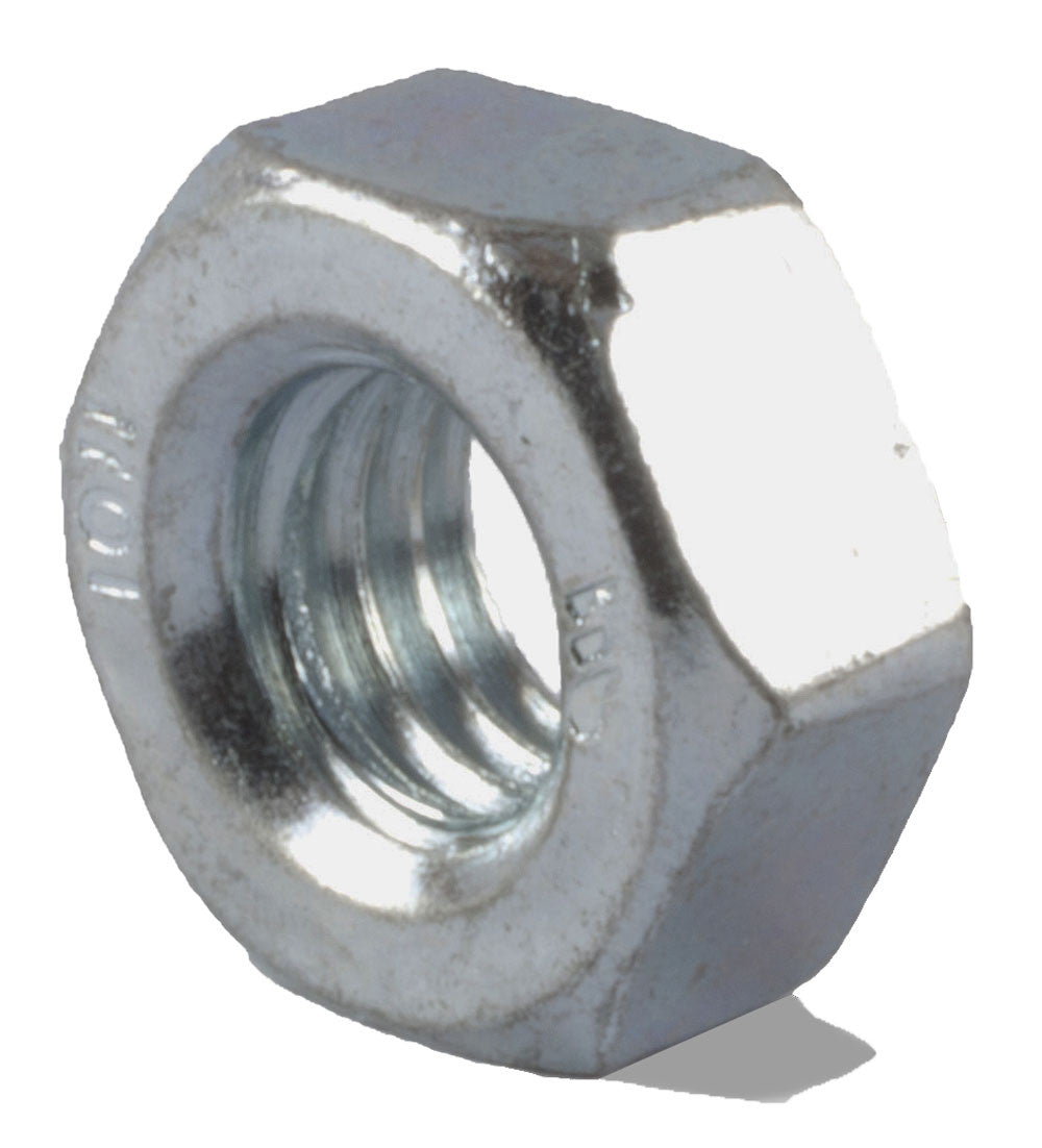 M10-1.50 Finished Hex Nut DIN 934 Class 8 Zinc Plated