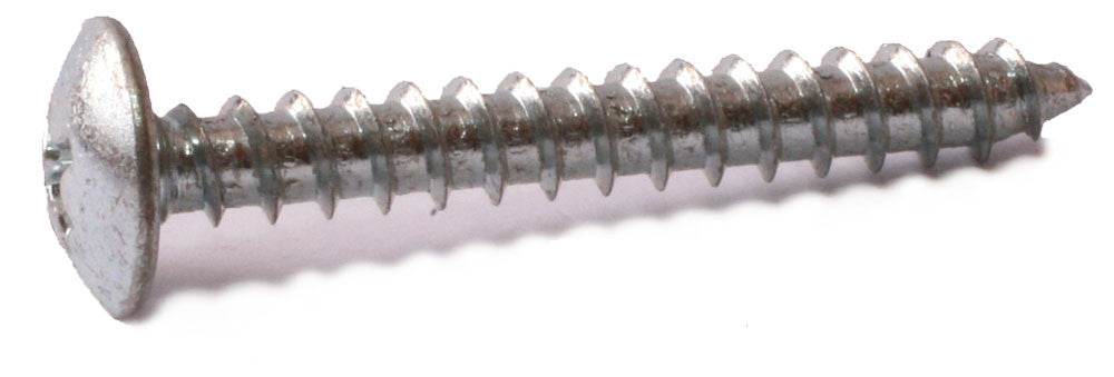 8 x 1 1/4 Phillips Truss Sheet Metal Screw Zinc Plated