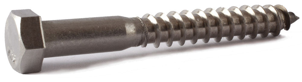 1/2 x 5Hex Lag Screw 18-8 (A2) Stainless Steel
