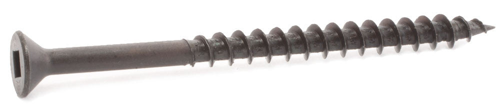 8 x 3/4 Square Flat Particle Board Screw Plain Lubed - Carton (10,000)