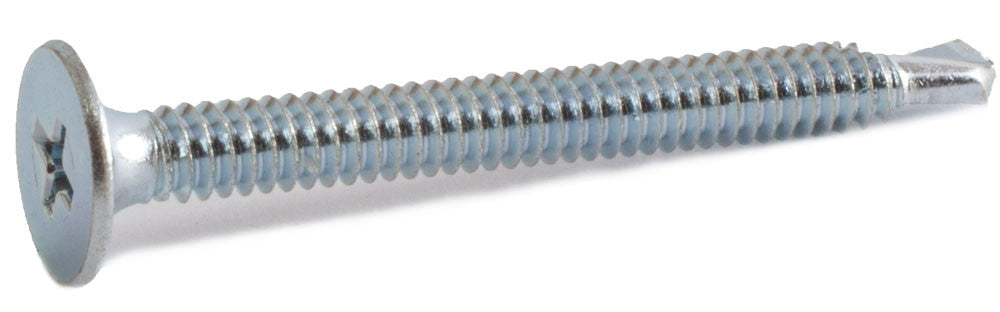 10-24 x 2 Phillips Wafer Self Drilling Screw Zinc Plated (T3)
