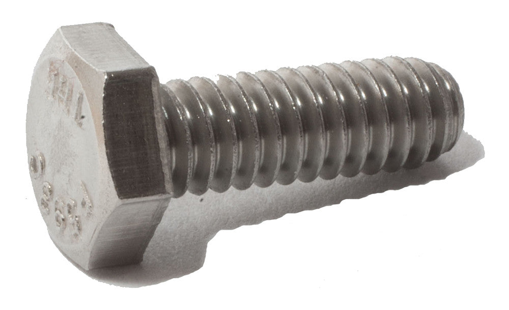 12-24 x 1/2 Hex Head Machine Screw 18-8 Stainless Steel