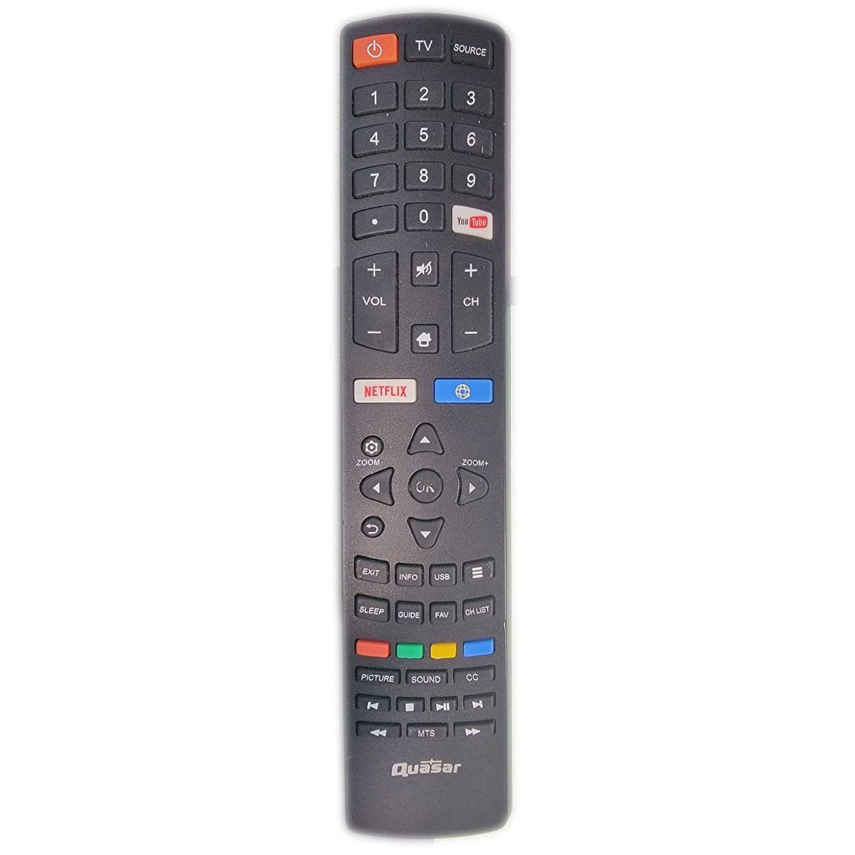 Quasar Q43UST1M TV Remote Control
