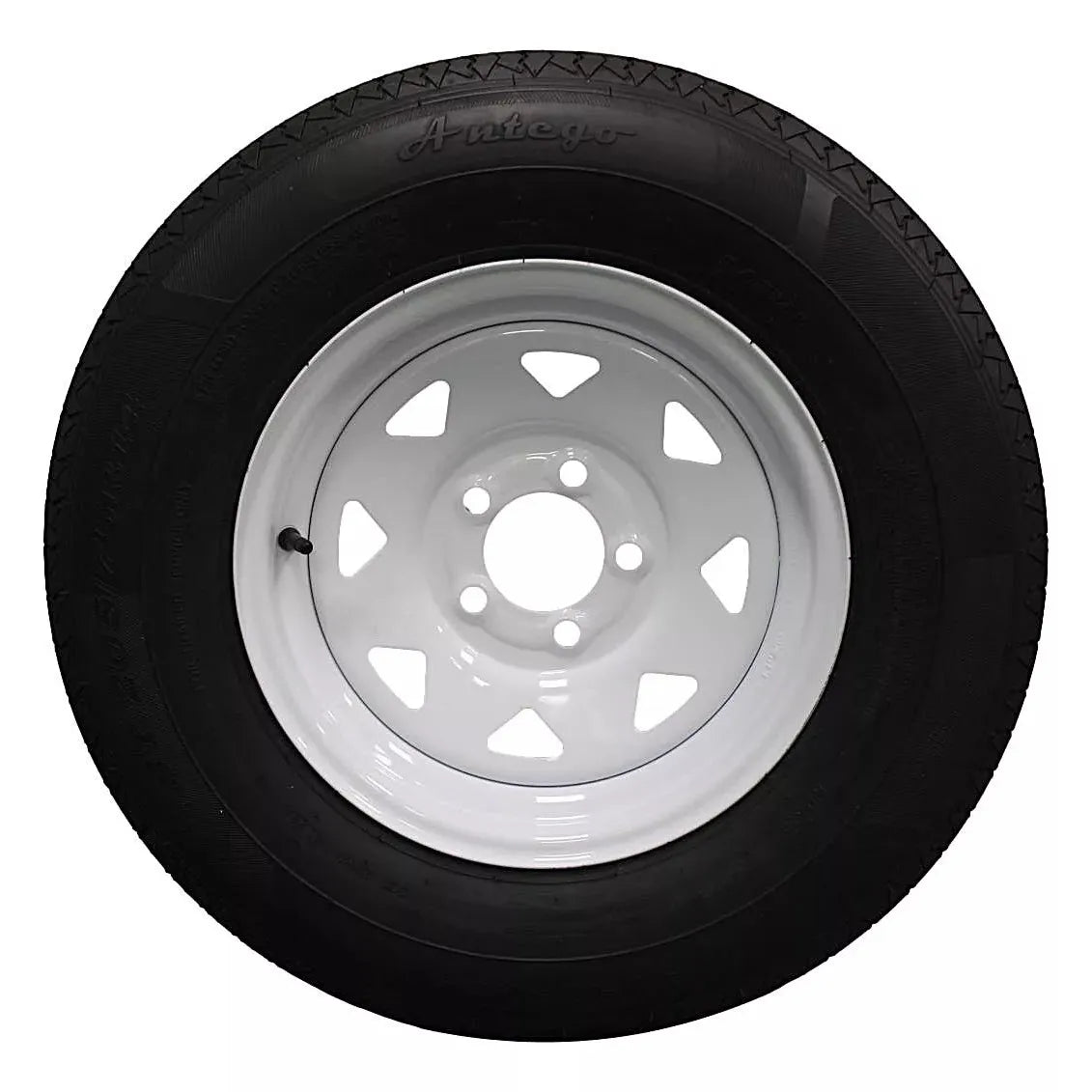 (Set of 4) Antego Tire and Wheel 205/75R14 Highway Terrain Assembly – Optimized for High Load Performance, 14.0-Inch Rim, Load 105.0, Speed M | A140554020116108ST20575R14-B4