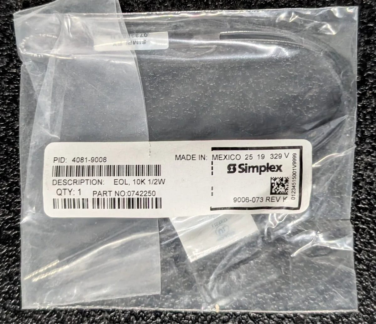 Simplex 4081-9008 End-of-Line Wire