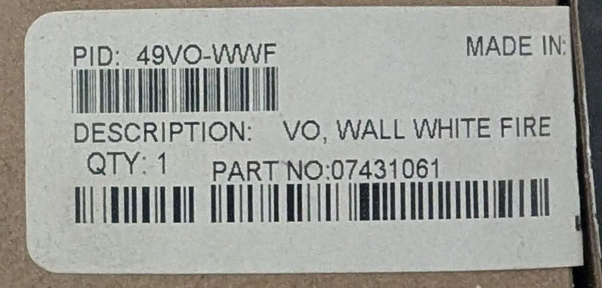 Simplex 49VO-WWF Wall Mount Addressable Strobe