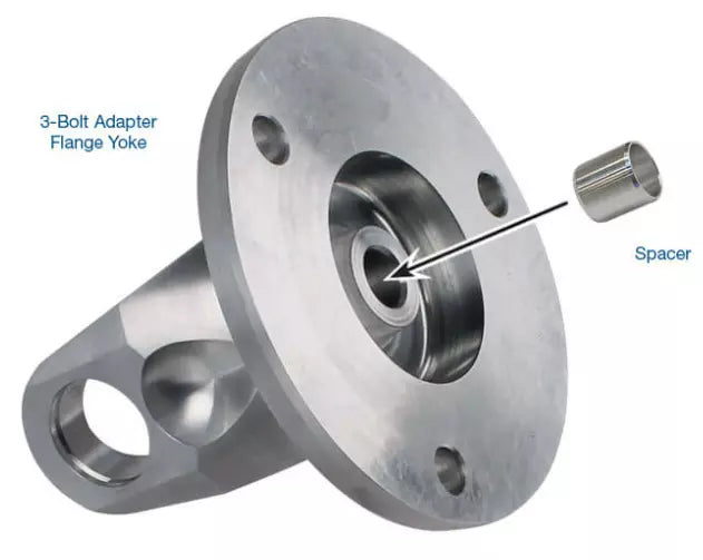 3 Bolt Adapter Flange for Driveshaft for MT-82/TR-6060/TR3160 Trans