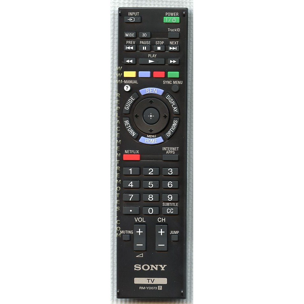 Sony RM-YD073 SMART TV Remote Control - 148999811 - RMYD073