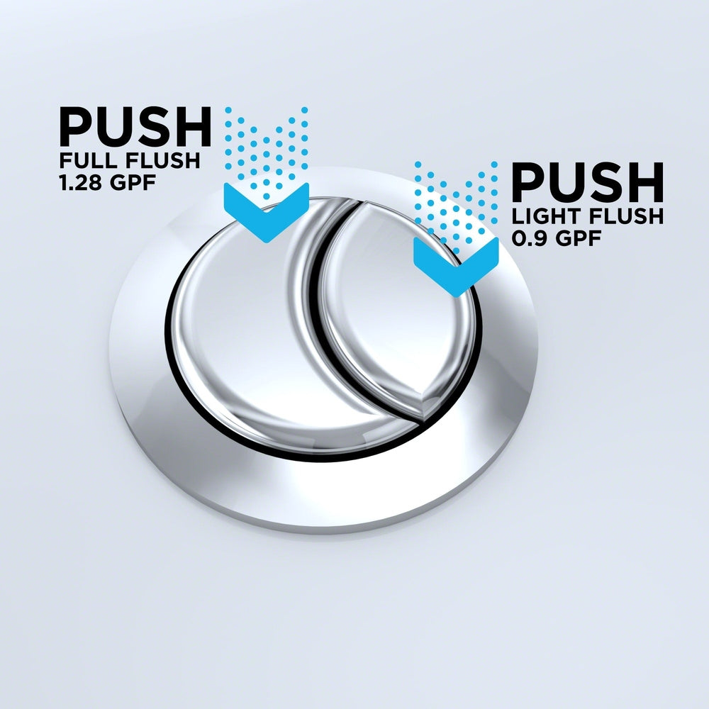 TOTO WASHLET+ Aquia IV One-Piece Dual Flush Toilet with Auto Flush S7A Bidet Seat, Cotton White