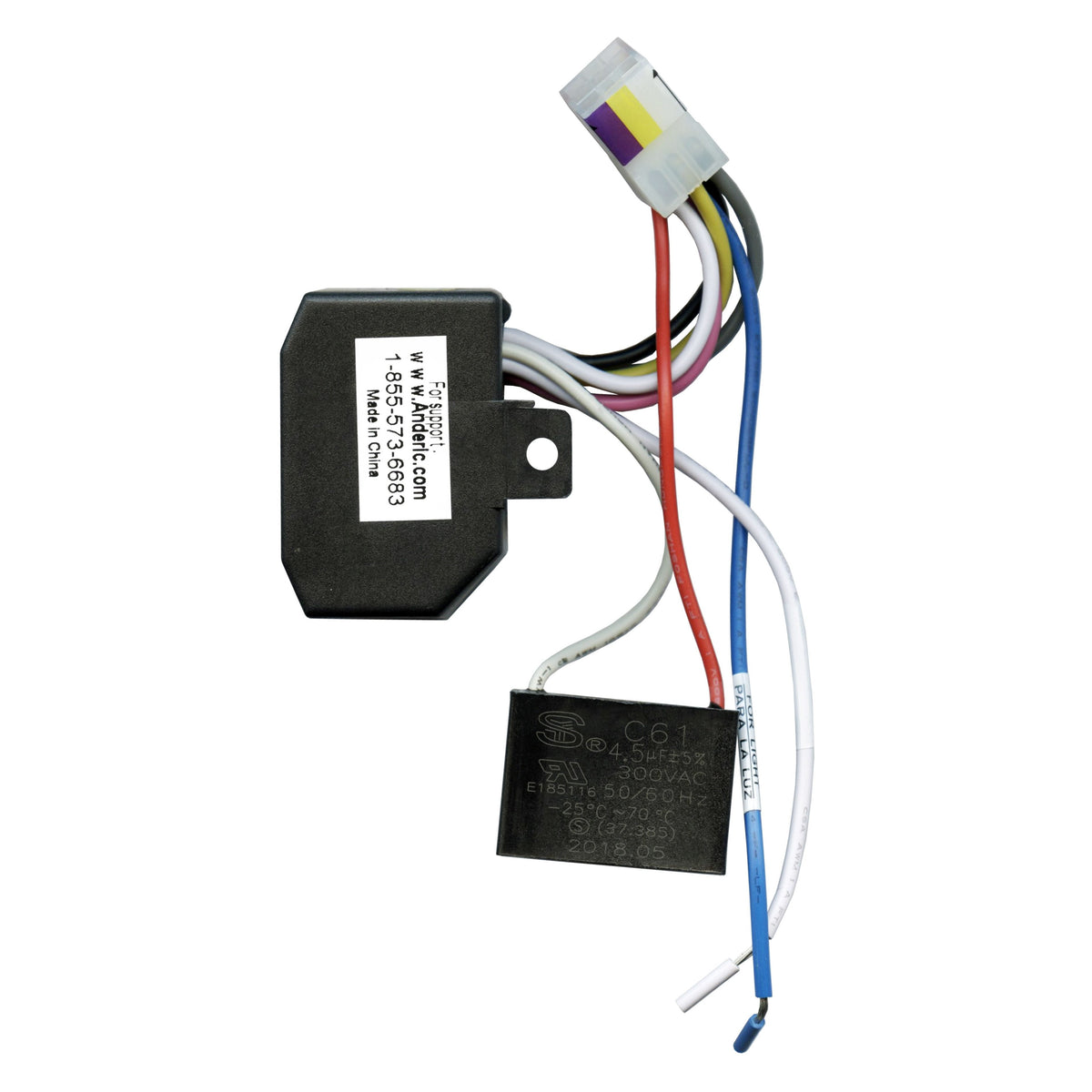 Anderic UC7067REVB Direct Replacement Ceiling Fan Reverse Module for UC7067-REV-B and Other Variations