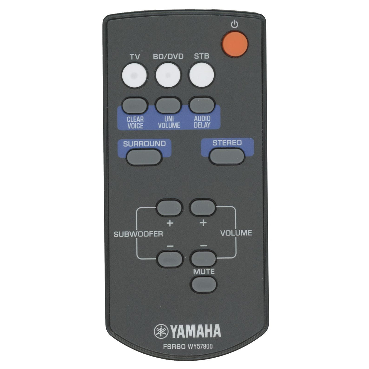 Yamaha FSR60 Sound Bar Remote Control