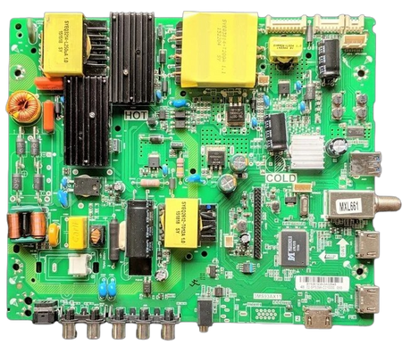 02-SPS39A-C010000 Sanyo Main Board/Power Supply, 02-SPS39A-C010000, TP.MS3393.PD789, 3MS93AX11, FW48D25T