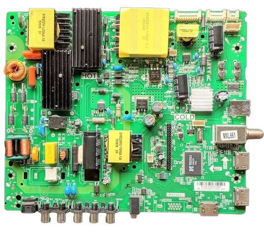 02-SPS39A-C010000 Sanyo Main Board/Power Supply, 02-SPS39A-C010000, TP.MS3393.PD789, 3MS93AX11, FW48D25T