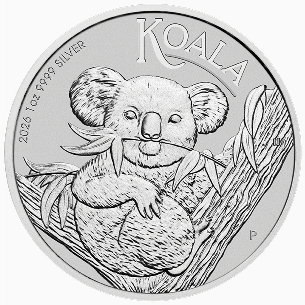 2026 Australia Koala BU 1 oz Silver Coin - New in Capsule
