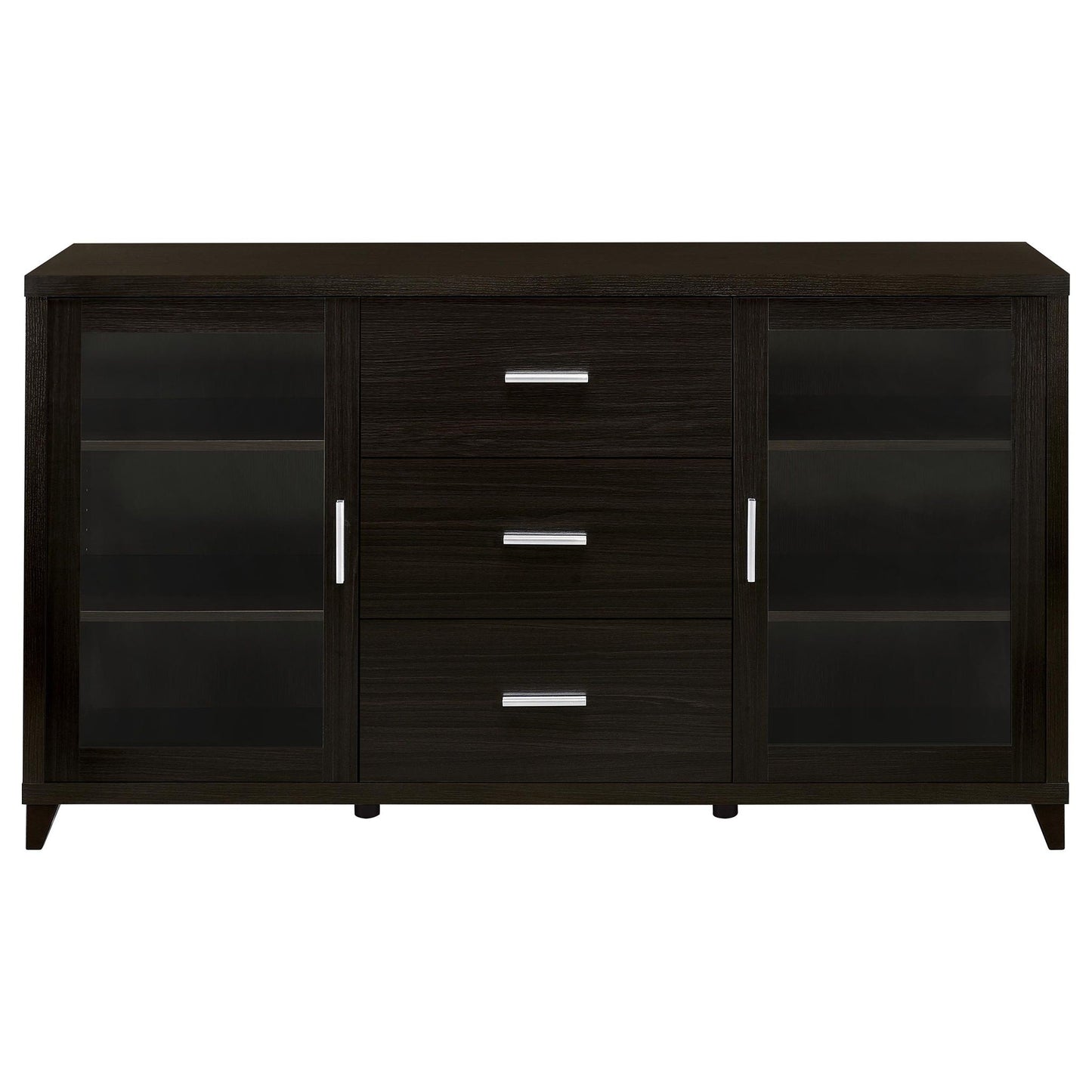 Lewes 2-door Engineered Wood 60-inch TV Stand Cappuccino