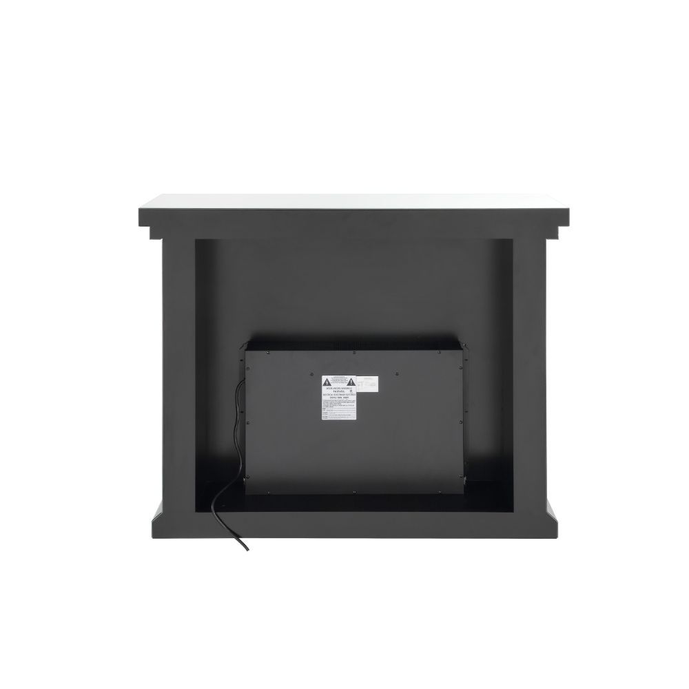 Nysa - 40" Fireplace - Mirrored & Faux Crystals