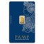 1 Gram Gold Bar PAMP Lady Fortuna VERISCAN .9999 Fine In Assay